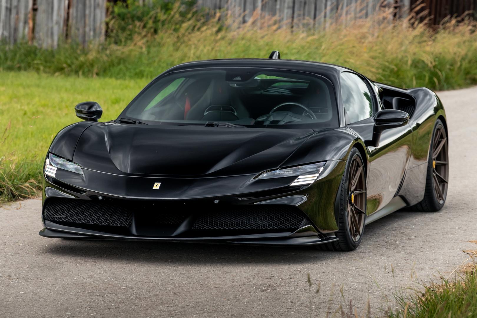Black Ferrari SF90 Stradale Gets Novitec Treatment