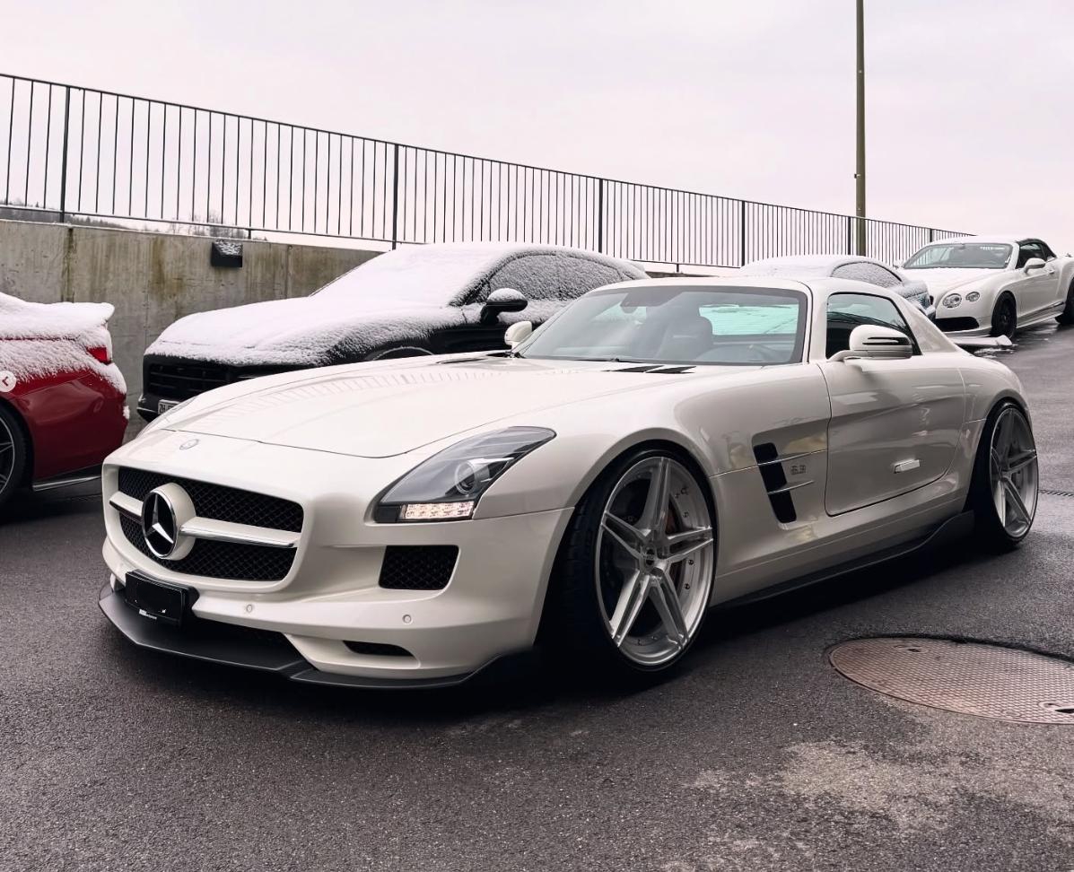 MERCEDES BENZ SLS AMG lowered, carbon package