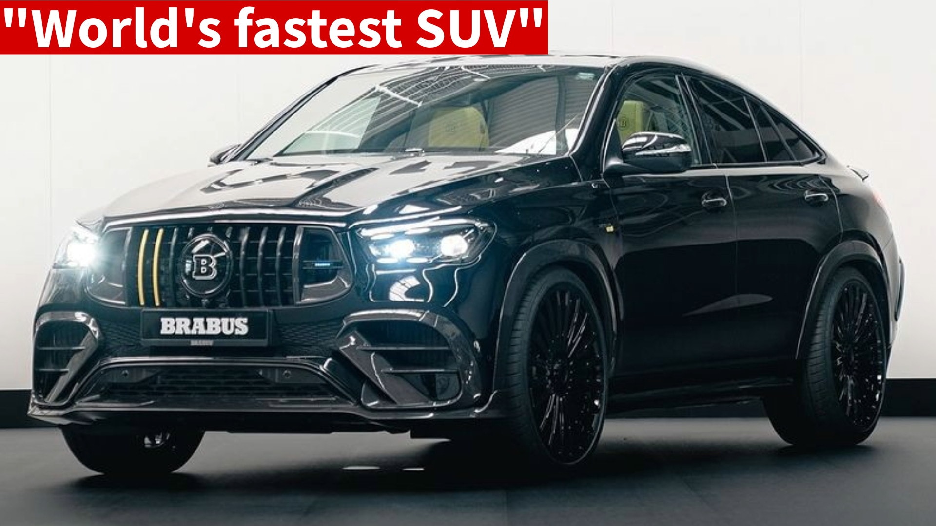 Mercedes GLE 63 S by Brabus Is a 900 HP Beast