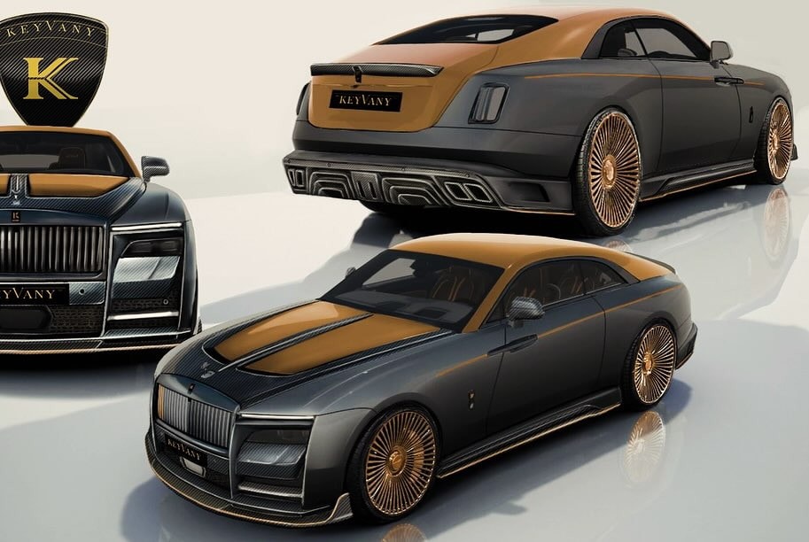 Keyvany Upgrades the Rolls-Royce Spectre With Fake Exhausts