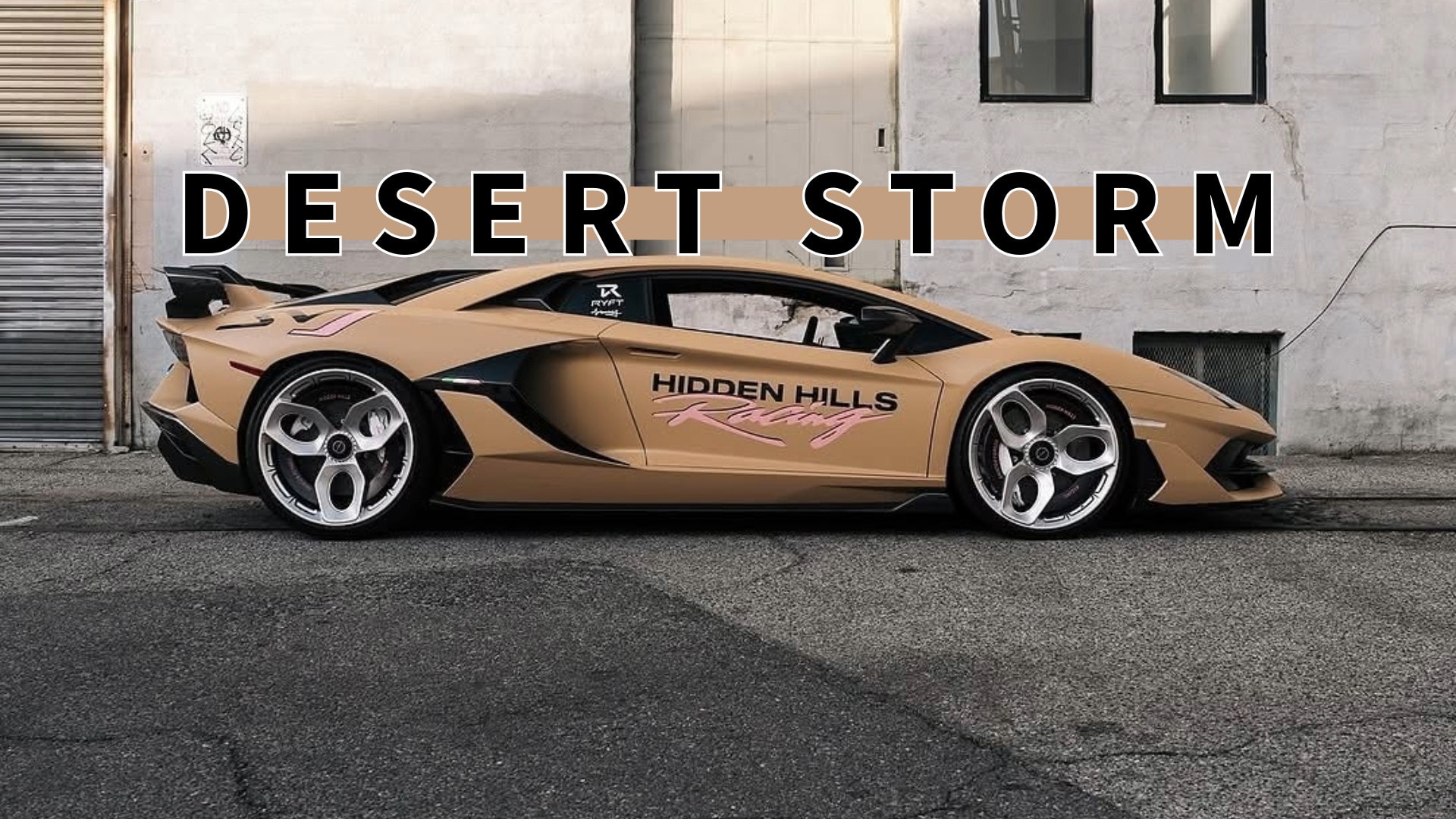 Matte Sand Lamborghini Aventador SVJ