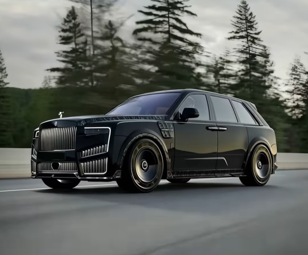 Mansory Rolls Cullinan Series II in Forged Carbon Fiber and LEDs