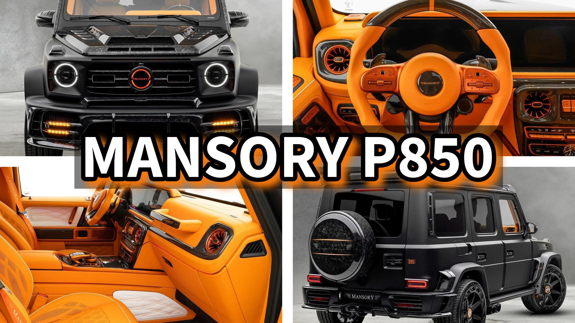G63 Mansory P850 Gets Extreme Upgrades