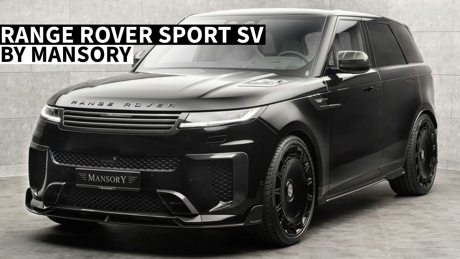 Carbon Fiber Range Rover SV by Mansory