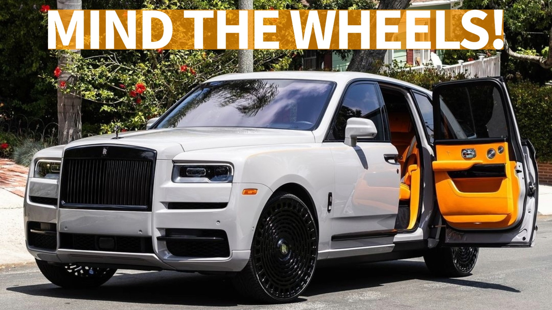 Blacked-Out Cullinan with Bold Orange Interior