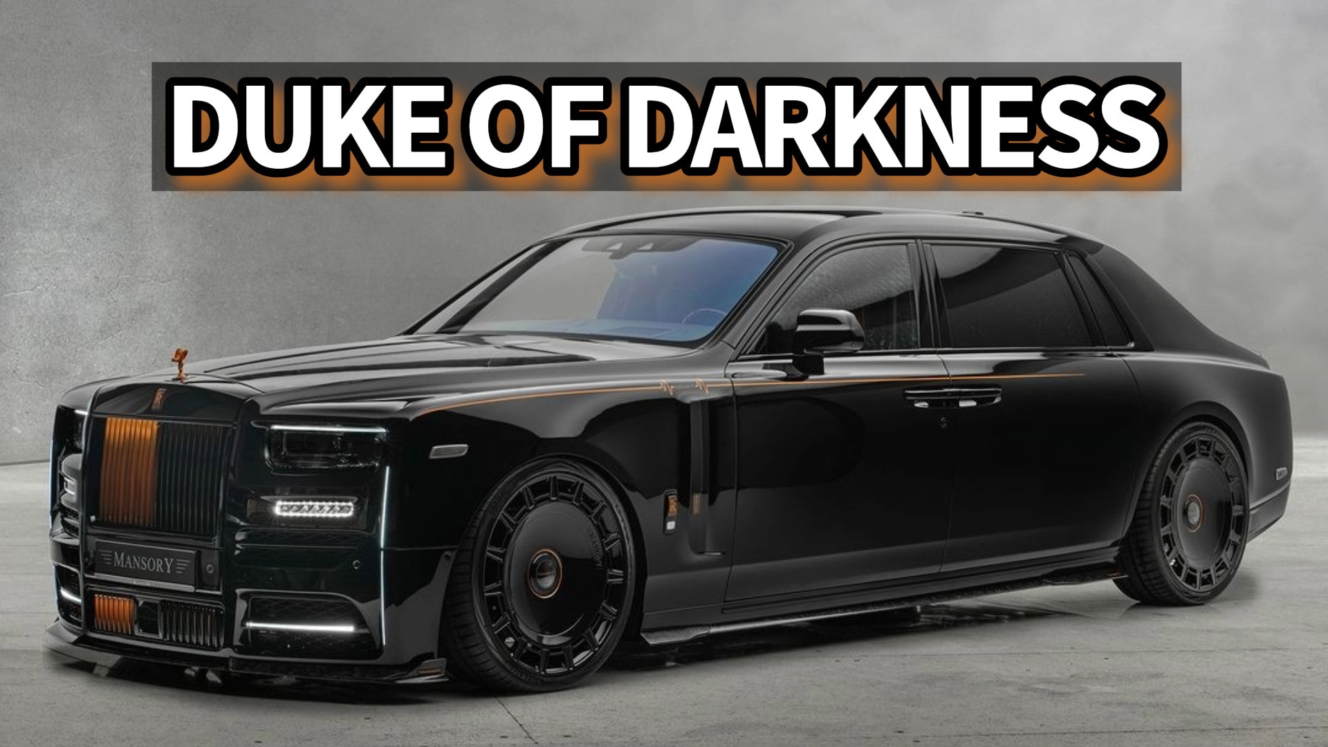 Duke of Darkness Rolls-Royce Phantom by Mansory