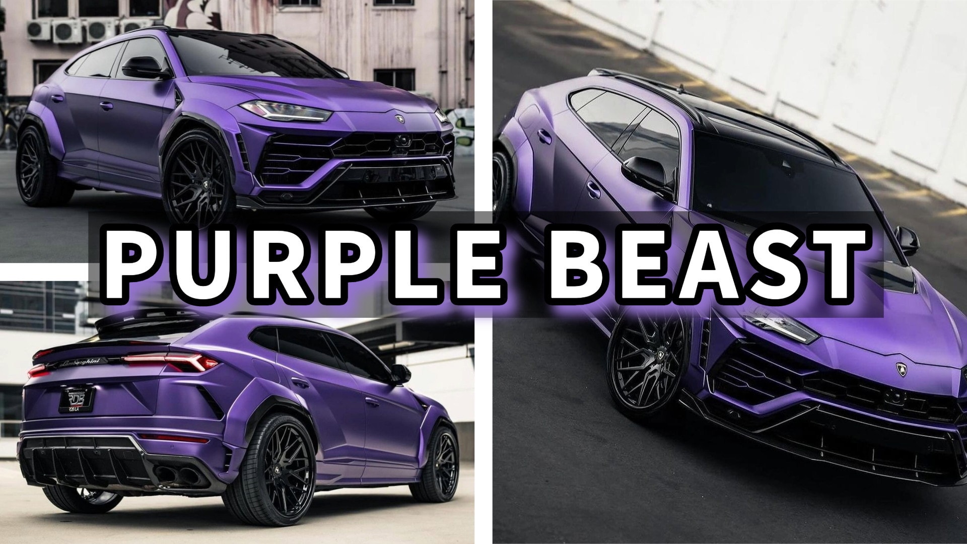 Widebody Lamborghini Urus in Satin Purple