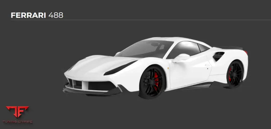 1016 FERRARI 488 CARBON PARTS