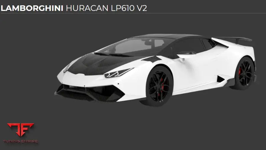 1016 LAMBORGHINI HURACAN LP610 V2 CARBON PARTS