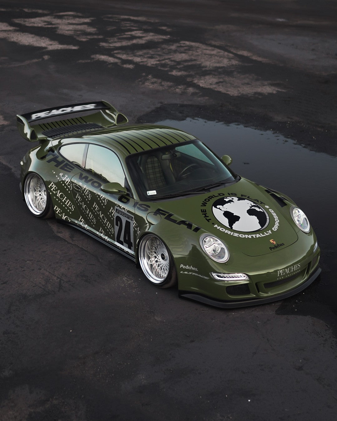 PORSCHE BODY KIT AND FORGED WHEELS-38