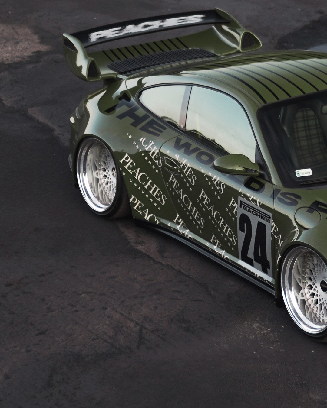 PORSCHE BODY KIT AND FORGED WHEELS-38