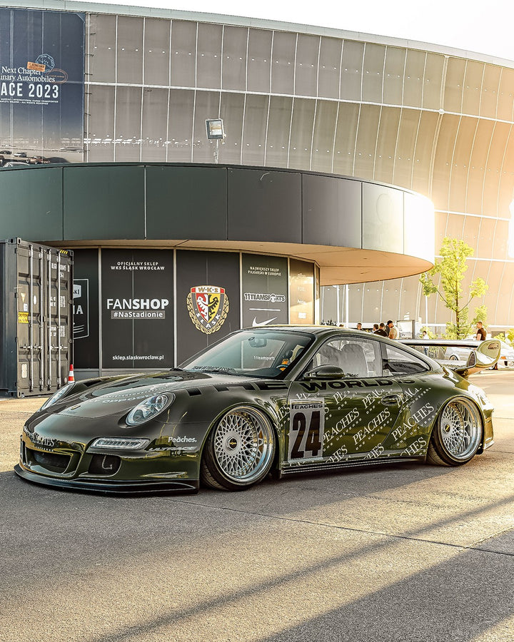 PORSCHE BODY KIT AND FORGED WHEELS-38