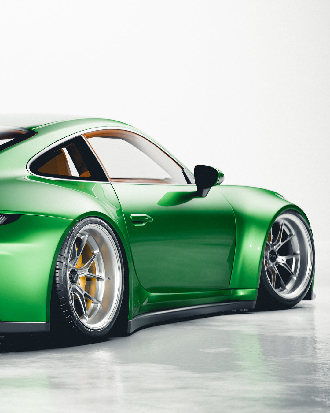PORSCHE BODY KIT AND FORGED WHEELS-34