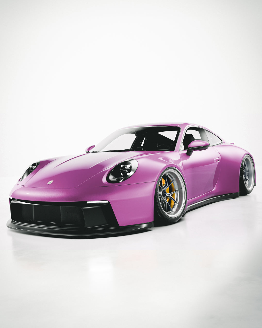 PORSCHE BODY KIT AND FORGED WHEELS-33