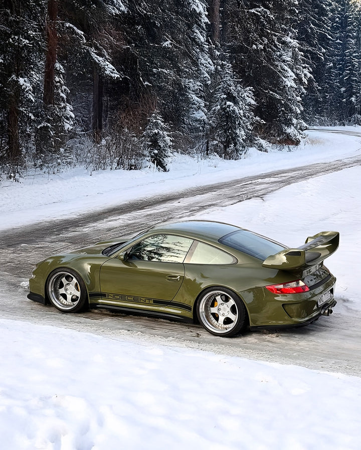 PORSCHE BODY KIT AND FORGED WHEELS-27