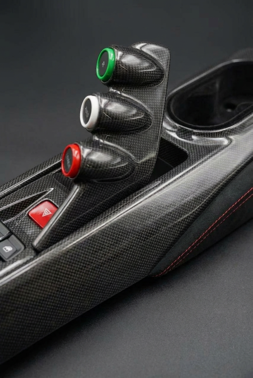 FERRARI 488 CARBON FIBER INTERIOR AND ENGINE BAY PARTS