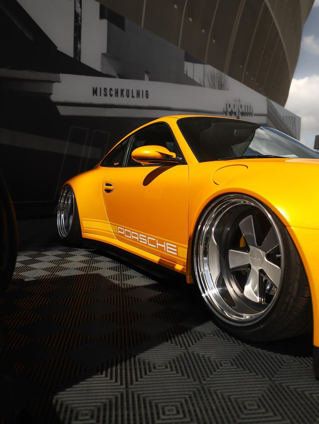 PORSCHE BODY KIT AND FORGED WHEELS-14