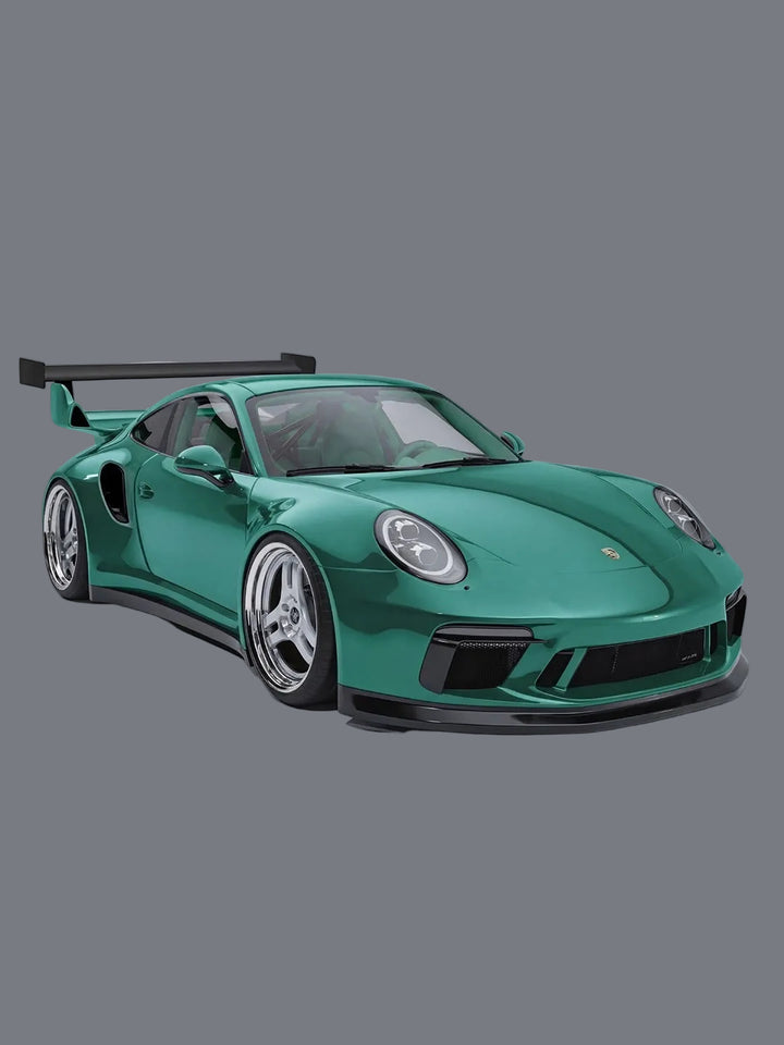 PORSCHE BODY KIT AND FORGED WHEELS-08