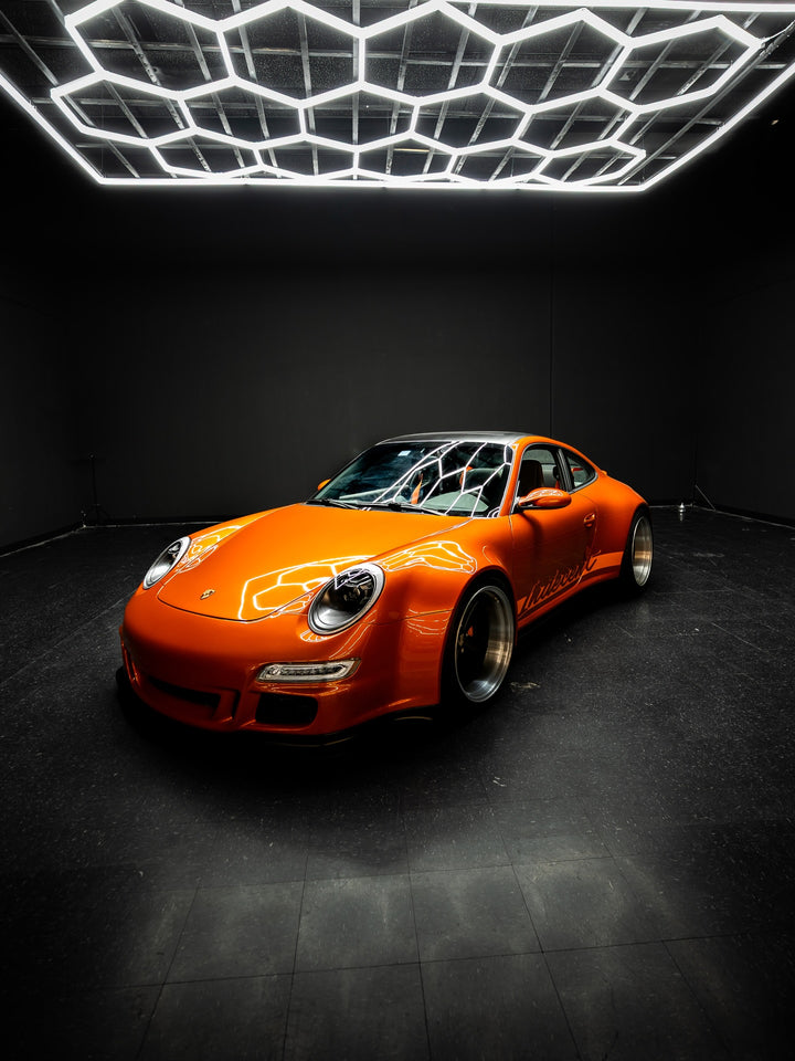 PORSCHE BODY KIT AND FORGED WHEELS-12