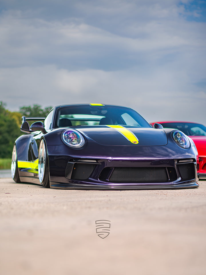 PORSCHE BODY KIT AND FORGED WHEELS-16