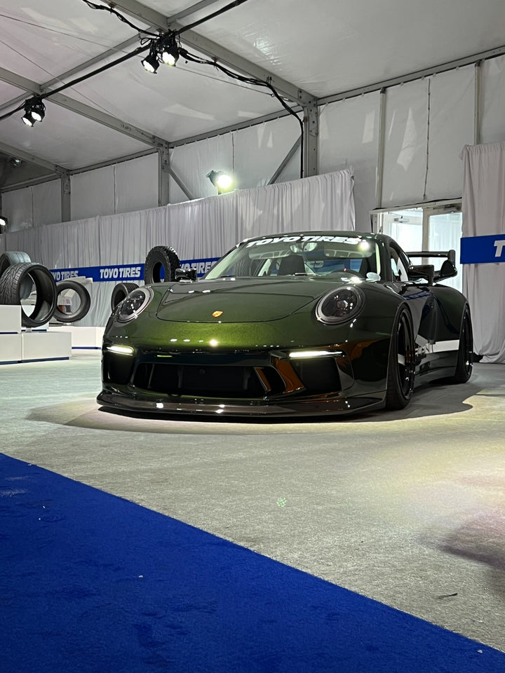 PORSCHE BODY KIT AND FORGED WHEELS-13