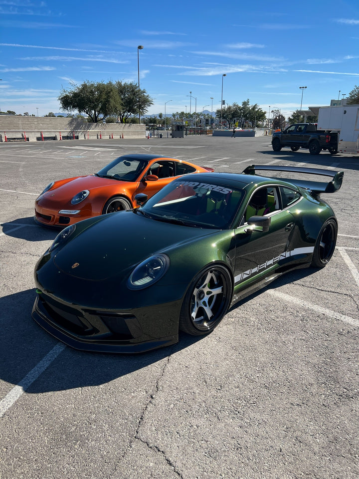 PORSCHE BODY KIT AND FORGED WHEELS-13