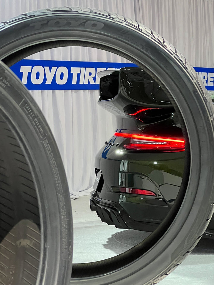 PORSCHE BODY KIT AND FORGED WHEELS-13