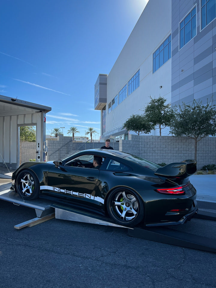 PORSCHE BODY KIT AND FORGED WHEELS-13