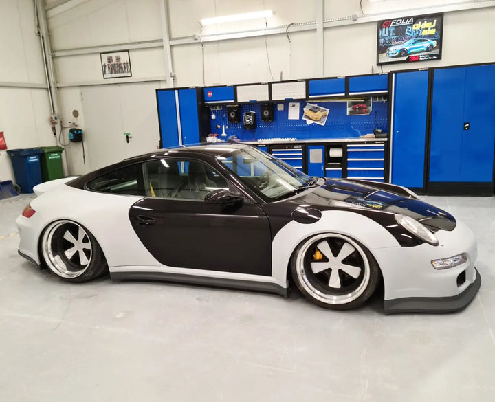PORSCHE BODY KIT AND FORGED WHEELS-49