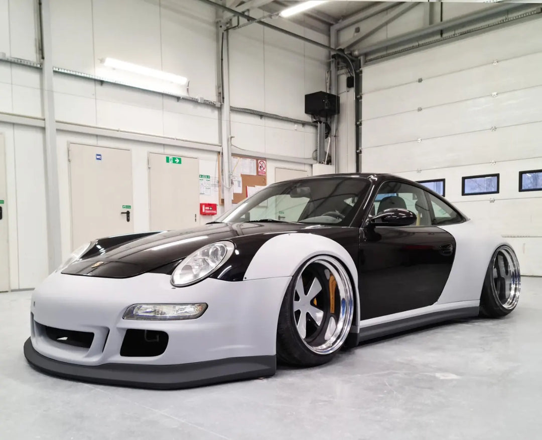 PORSCHE BODY KIT AND FORGED WHEELS-49