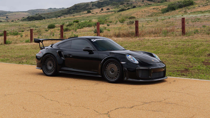 PORSCHE GT2RS FORGED WHEELS AND EXHAUST SYSTEM