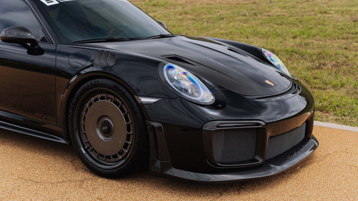 PORSCHE GT2RS FORGED WHEELS AND EXHAUST SYSTEM