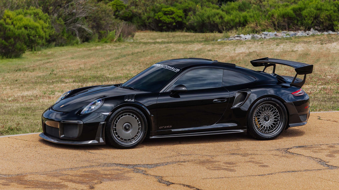 PORSCHE GT2RS FORGED WHEELS AND EXHAUST SYSTEM