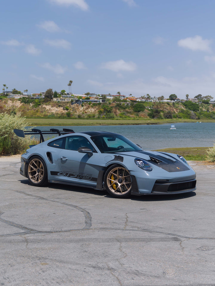 PORSCHE GT3RS FORGED WHEELS AND EXHAUST SYSTEM