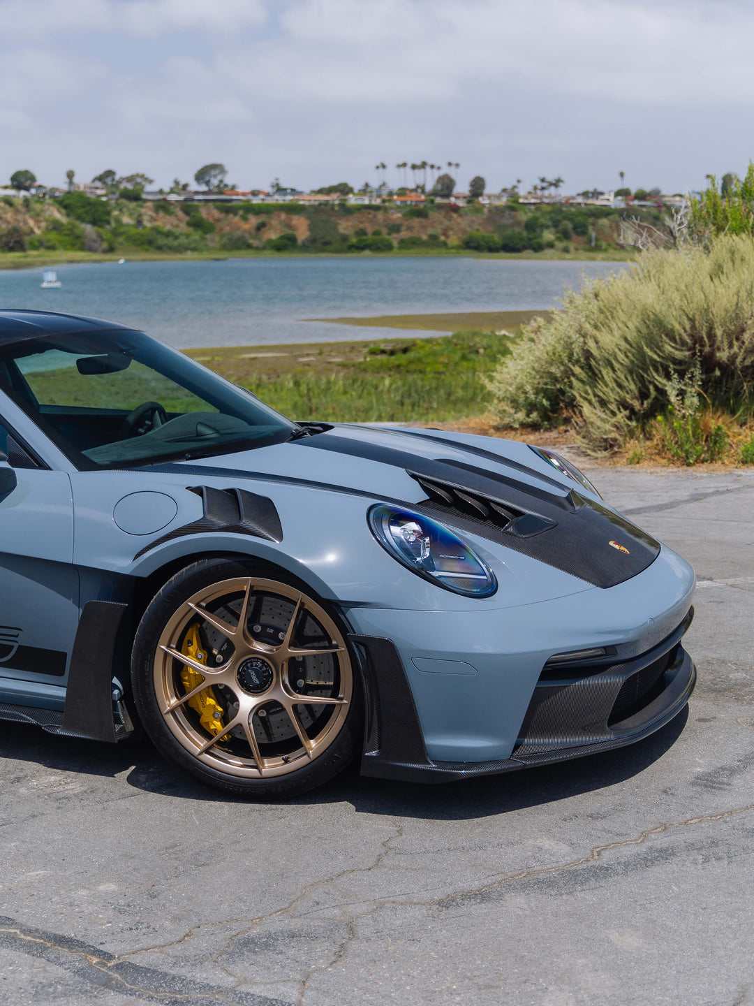 PORSCHE GT3RS FORGED WHEELS AND EXHAUST SYSTEM