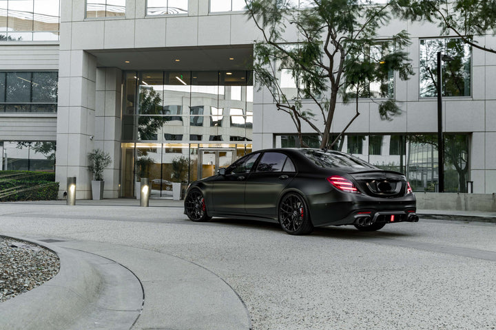 MERCEDES BENZ S63 AMG FORGED WHEELS AND EXHAUST SYSTEM