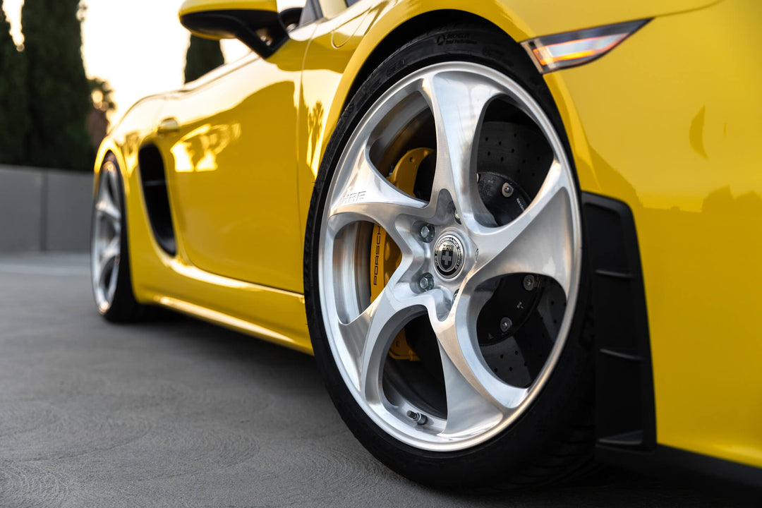 PORSCHE 718 SPYDER FORGED WHEELS AND EXHAUST SYSTEM