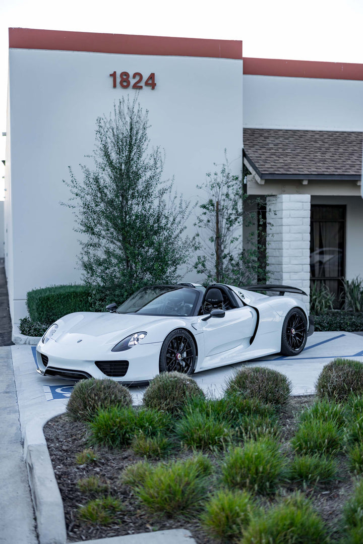 PORSCHE 918 FORGED WHEELS AND EXHAUST SYSTEM