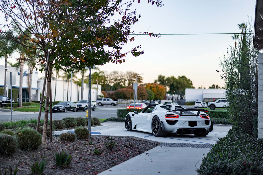PORSCHE 918 FORGED WHEELS AND EXHAUST SYSTEM