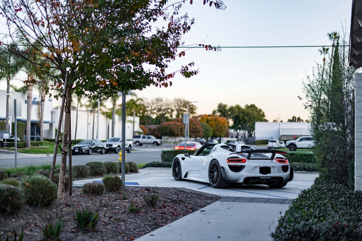 PORSCHE 918 FORGED WHEELS AND EXHAUST SYSTEM