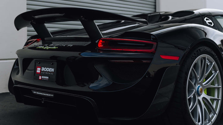 PORSCHE 918 FORGED WHEELS AND EXHAUST SYSTEM