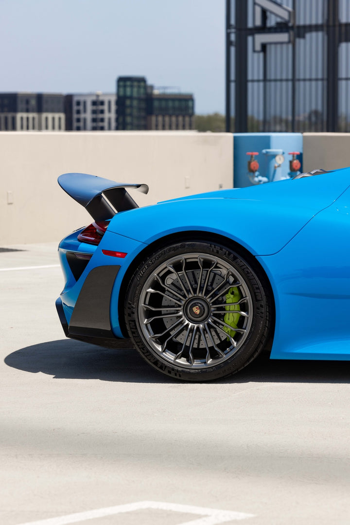 PORSCHE 918 FORGED WHEELS AND EXHAUST SYSTEM
