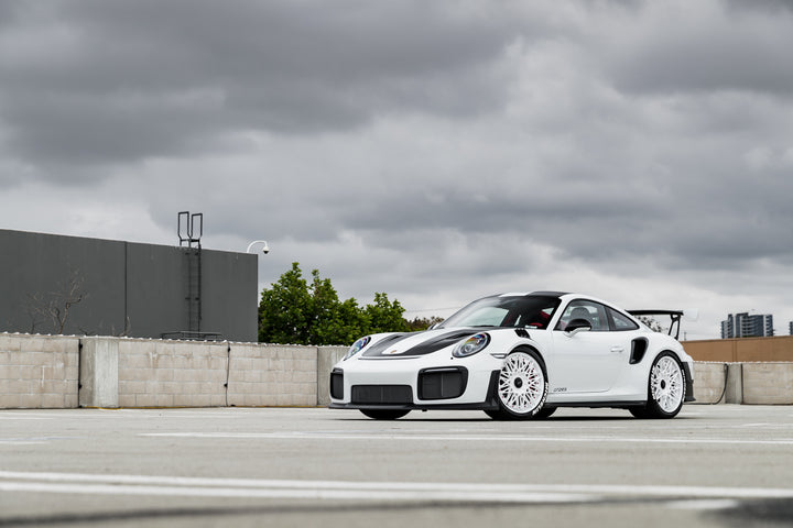 PORSCHE GT2RS FORGED WHEELS AND EXHAUST SYSTEM