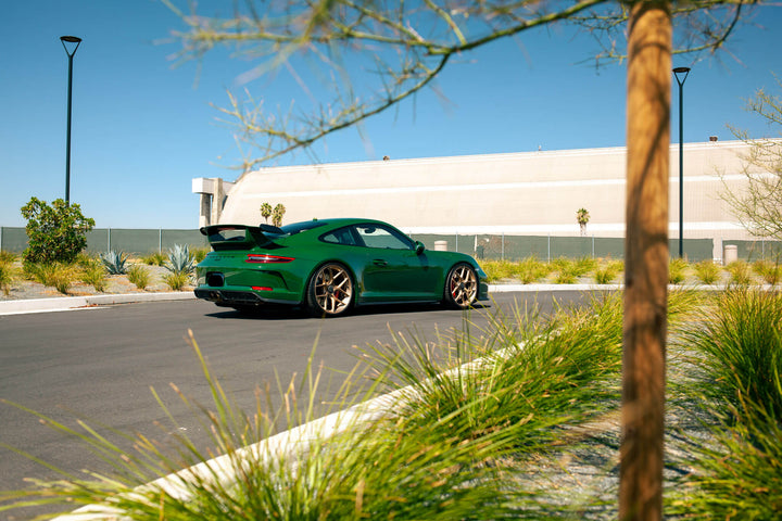 PORSCHE GT3 FORGED WHEELS AND EXHAUST SYSTEM