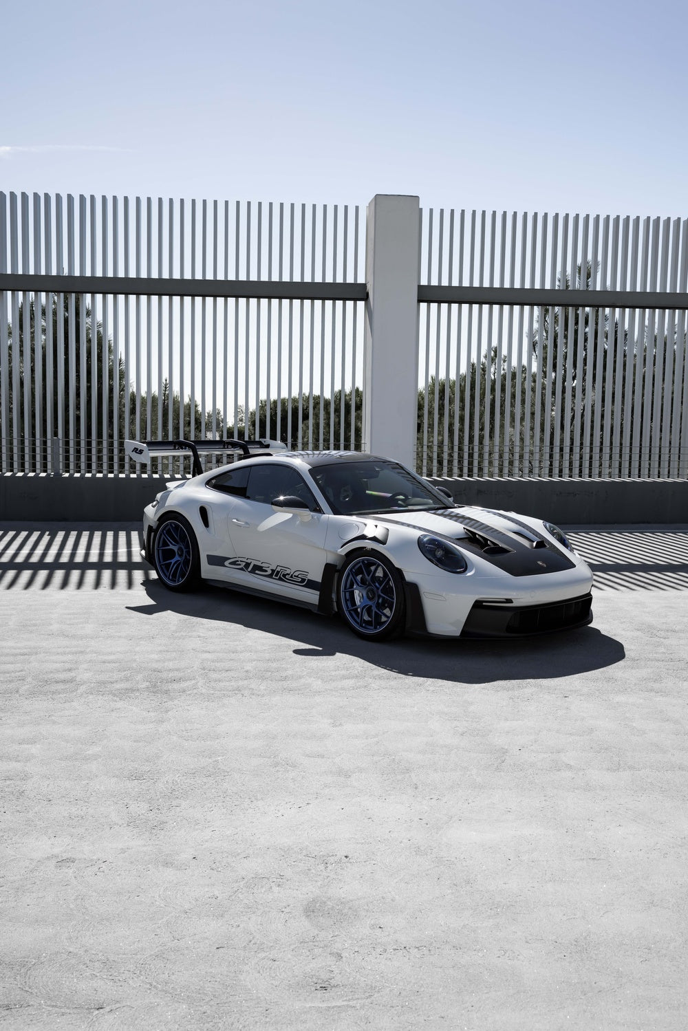 PORSCHE GT3RS FORGED WHEELS AND EXHAUST SYSTEM