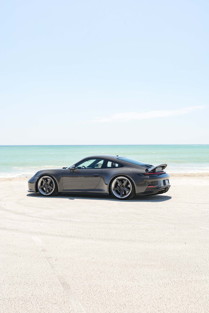 PORSCHE GT3 FORGED WHEELS AND EXHAUST SYSTEM