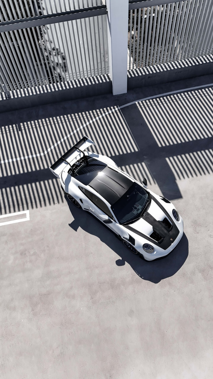 PORSCHE GT3RS FORGED WHEELS AND EXHAUST SYSTEM