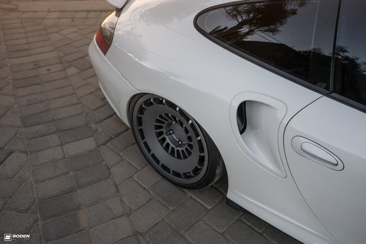 PORSCHE 911 FORGED WHEELS AND EXHAUST SYSTEM