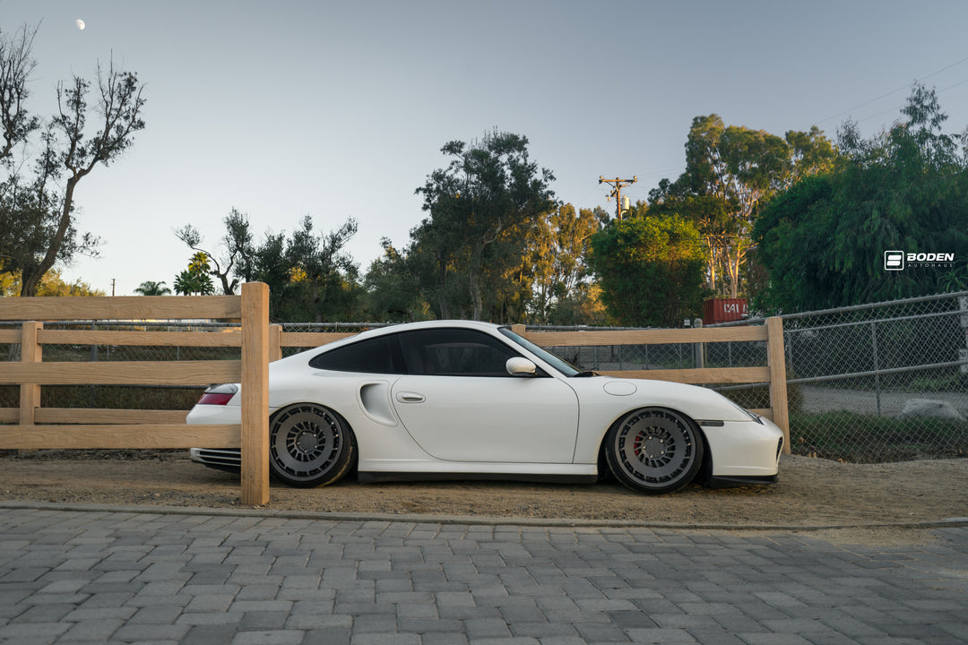 PORSCHE 911 FORGED WHEELS AND EXHAUST SYSTEM