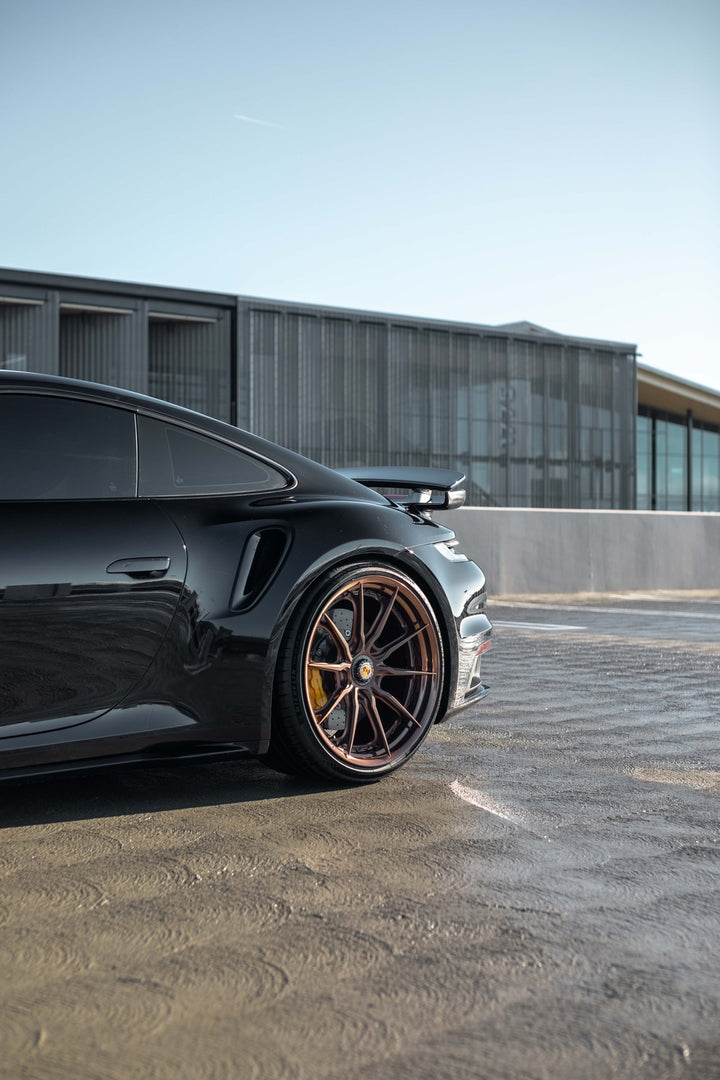 PORSCHE 911 TURBO FORGED WHEELS AND EXHAUST SYSTEM